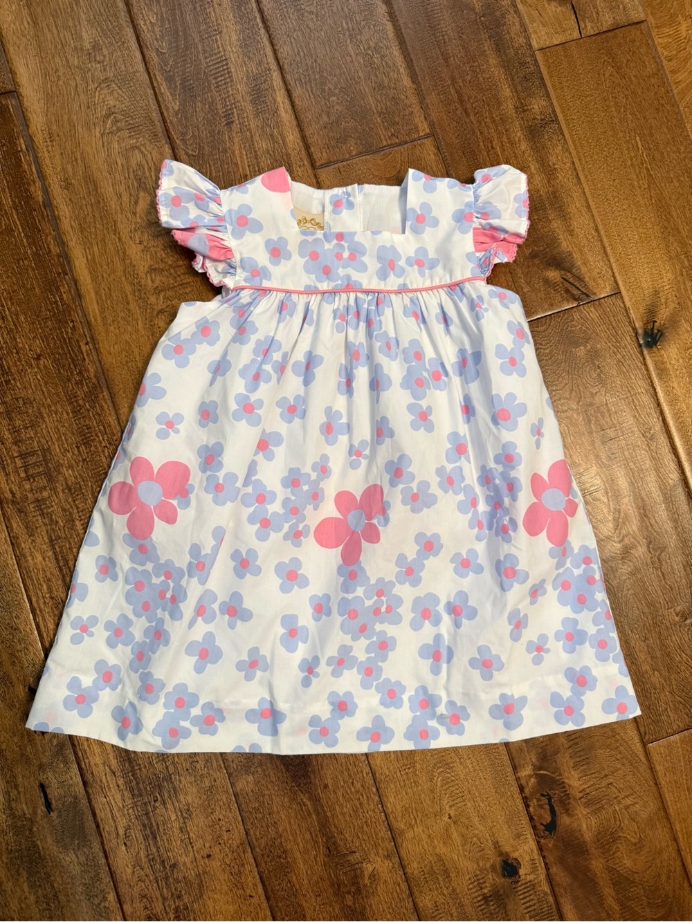 Beaufort Bonnet Floral Sundress with Pink & Lavender Flowers